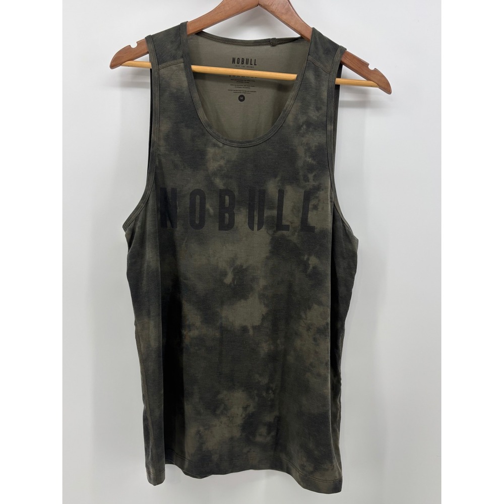 NOBULL Tank Top Men's Medium Tie Dye Weight Lifting Gym Training Muscle Shirt
